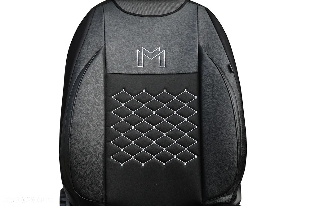 MATA POKROWIEC NA FOTEL ERGONOMICZNA PROFILOWANA EKOSKÓRA UNIWERSALNA MOTIV - 6