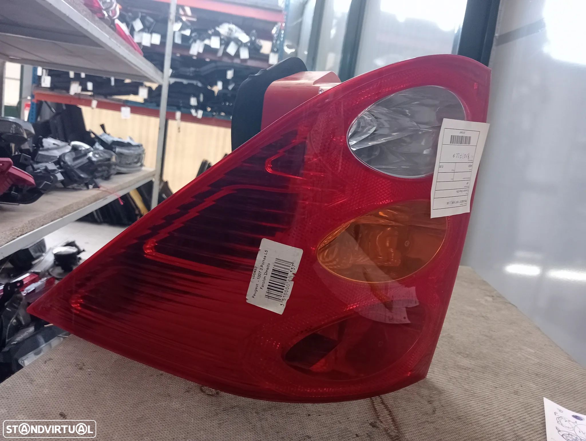 Farolim stop direito Peugeot 1007 05 - / 89037229 - 1