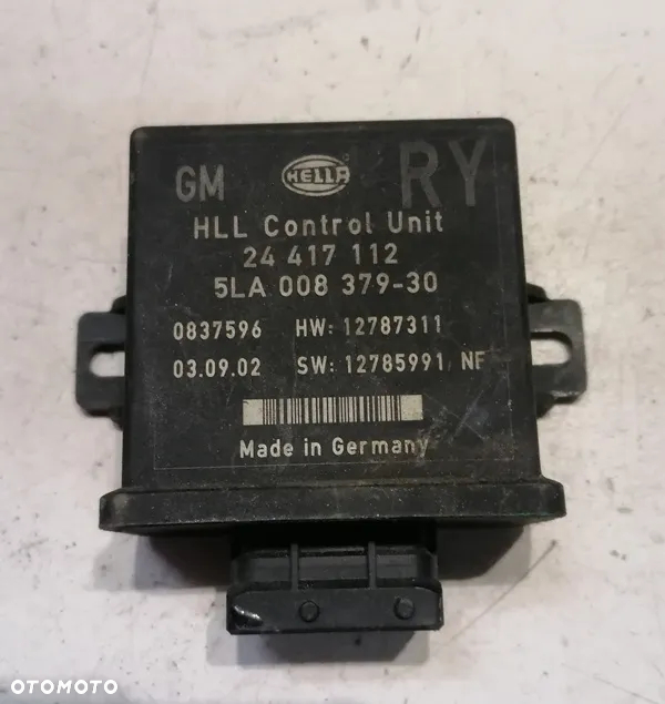 OPEL VECTRA C 02-08r - MODUŁ STEROWNIK ŚWIATEŁ 24417112