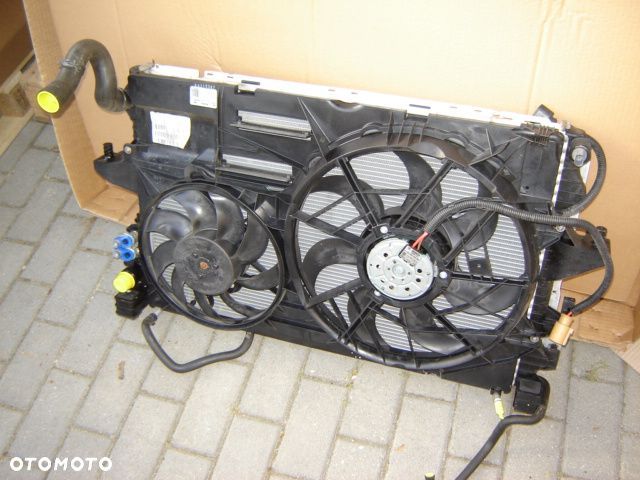VW T5 T6 KOMPLET CHŁODNIC WENTYLATORY ZESTAW IDEAL - 2