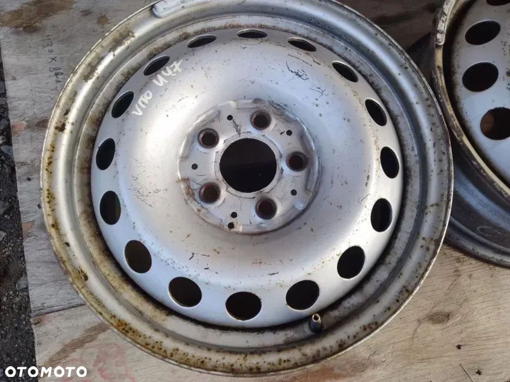 felga stalowa 6.5j16h2 5x112 mercedes vito w447 a4474010101 - 2