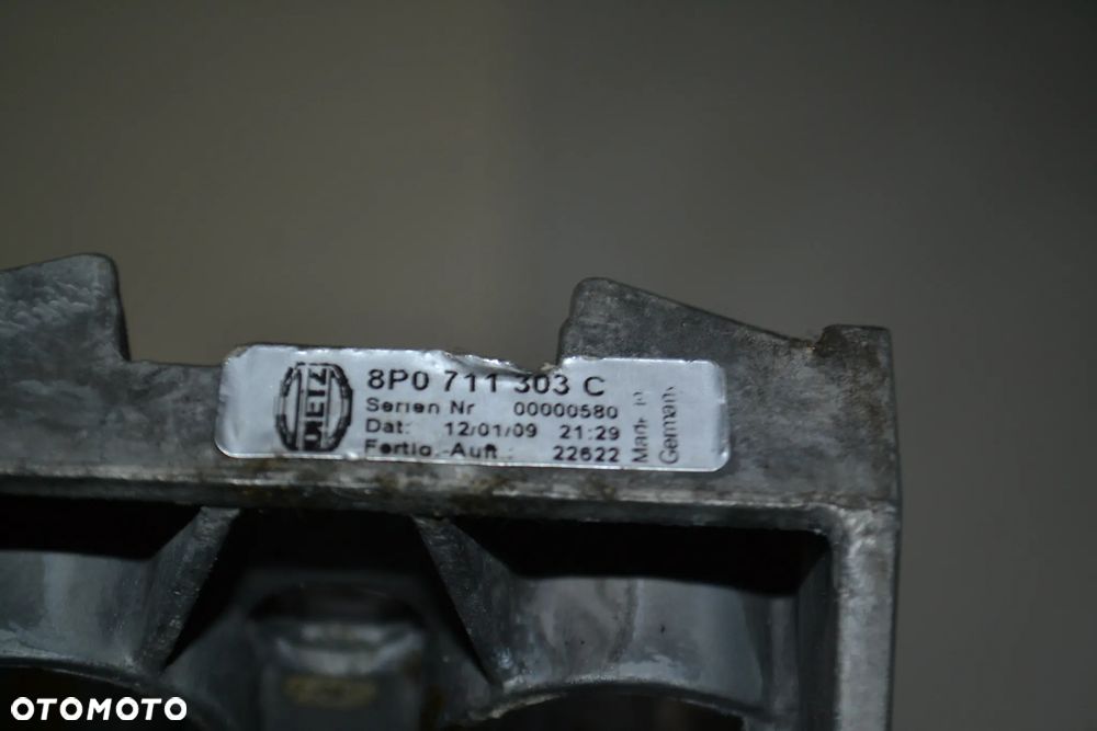 AUDI A3 8P 03-12 DZWIGNIA HAMULCA RĘCZNEGO SKÓRA 8P0711303C - 5