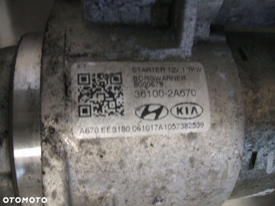 KIA VENGA CEED HYUNDAI ix20 1.4crdi ROZRUSZNIK STARTER 36100-2A670 - 2