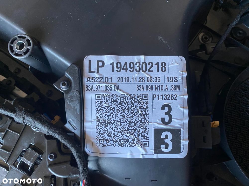 Audi Q3 83A kompletny środek Fotel fotele kanapa skóra boczki czarne 26km - 21