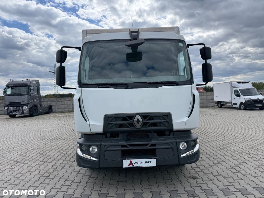 Renault D16 / 240 KM / DMC 16 TON / KONTENER + DUŻA WINDA 2000 KG / TYŁ PODUSZKA / TYLKO 176.000KM / DO ZABUDOWY / SPROWADZONY / STAN BDB / / / - 2