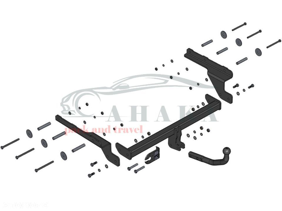 Hak Holowniczy Odkręcany Do Ford Mondeo Turnier Kombi 2001-2007 - 3