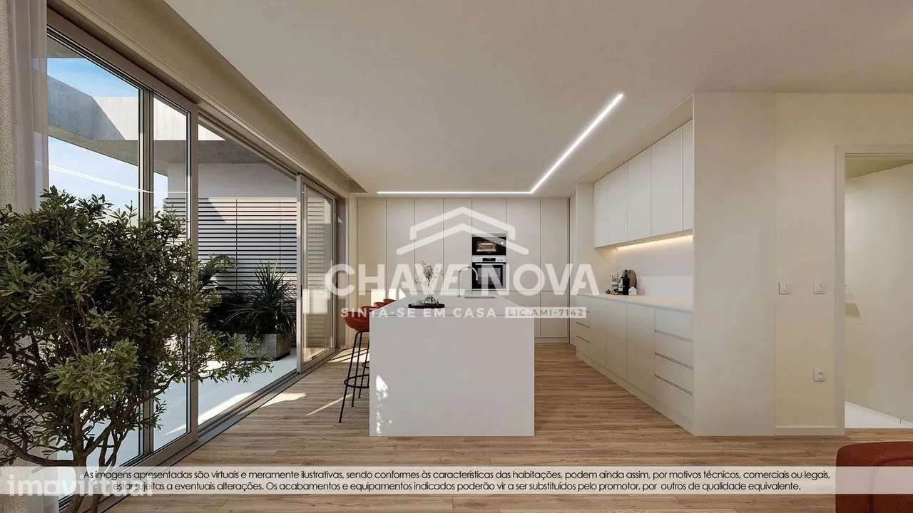 T1 Novo em Canidelo com grande varanda e garagem  CO - Grande imagem: 3/7