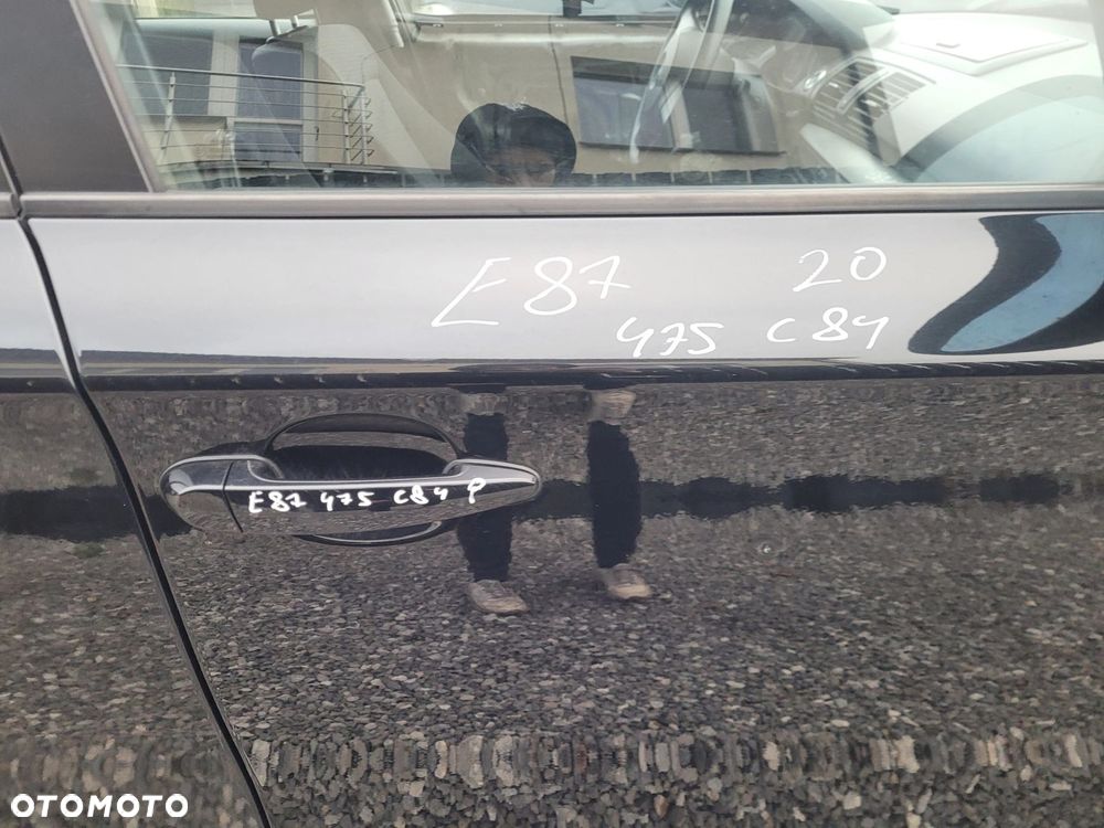 DRZWI PRAWY PRZÓD PRZEDNIE BMW E87 475 BLACKSAPPHIRE C84 - 2