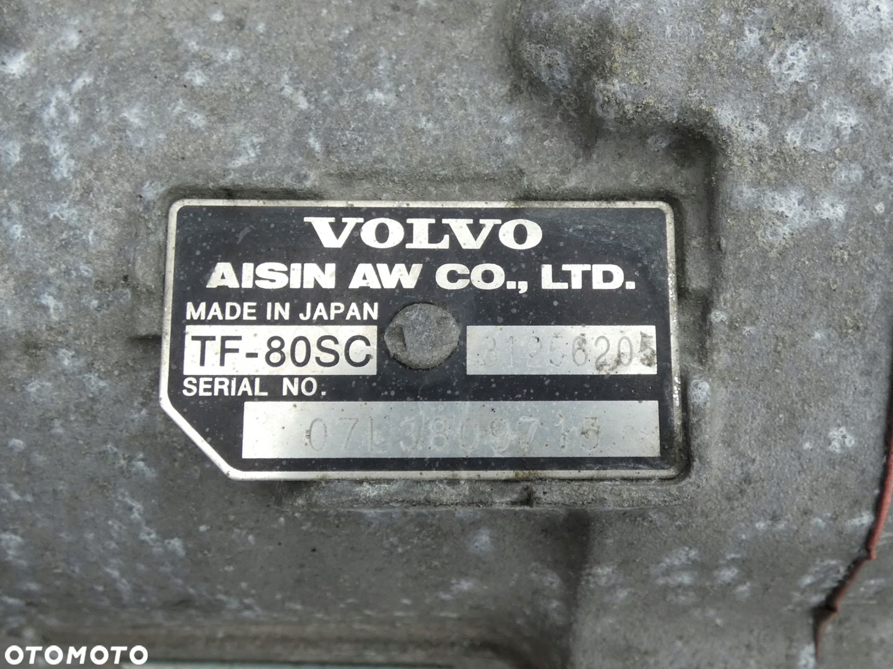 Tf-80Sc 31256205 Kompletna Automatyczna Skrzynia Biegów Volvo V70 Iii D5 - 5