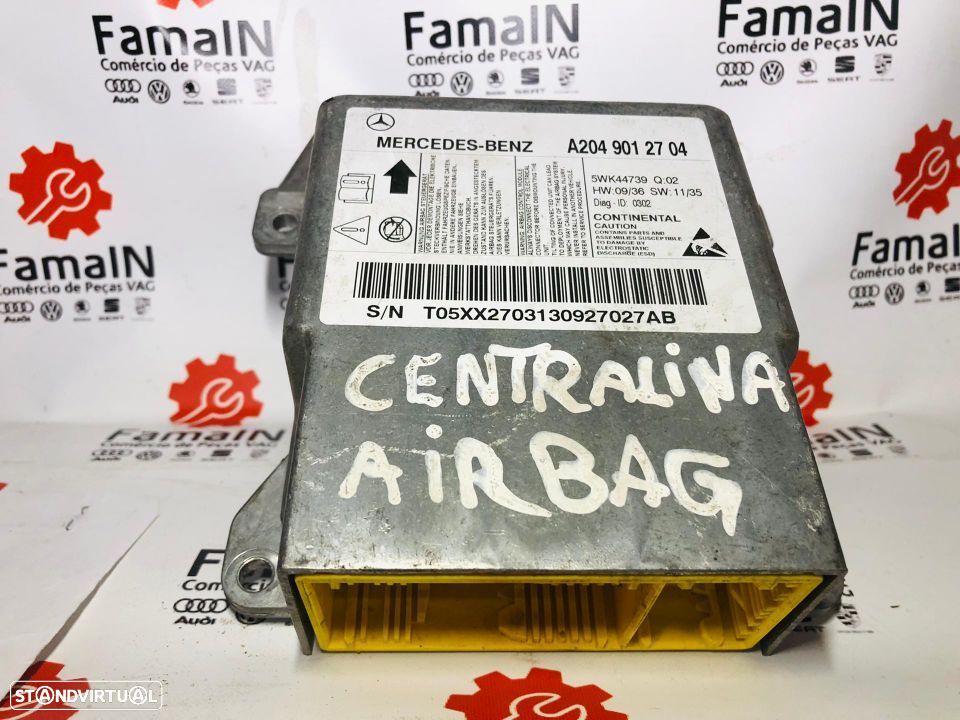 CENTRALINA DE AIRBAGS - MERCEDES-BENZ W204 - 1