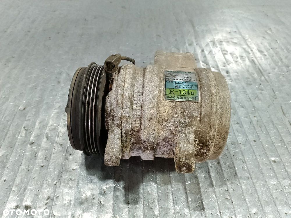 POMPA, SPRĘŻARKA KLIMATYZACJI CHEVROLET AVEO 96539395 1.2 16V - 1