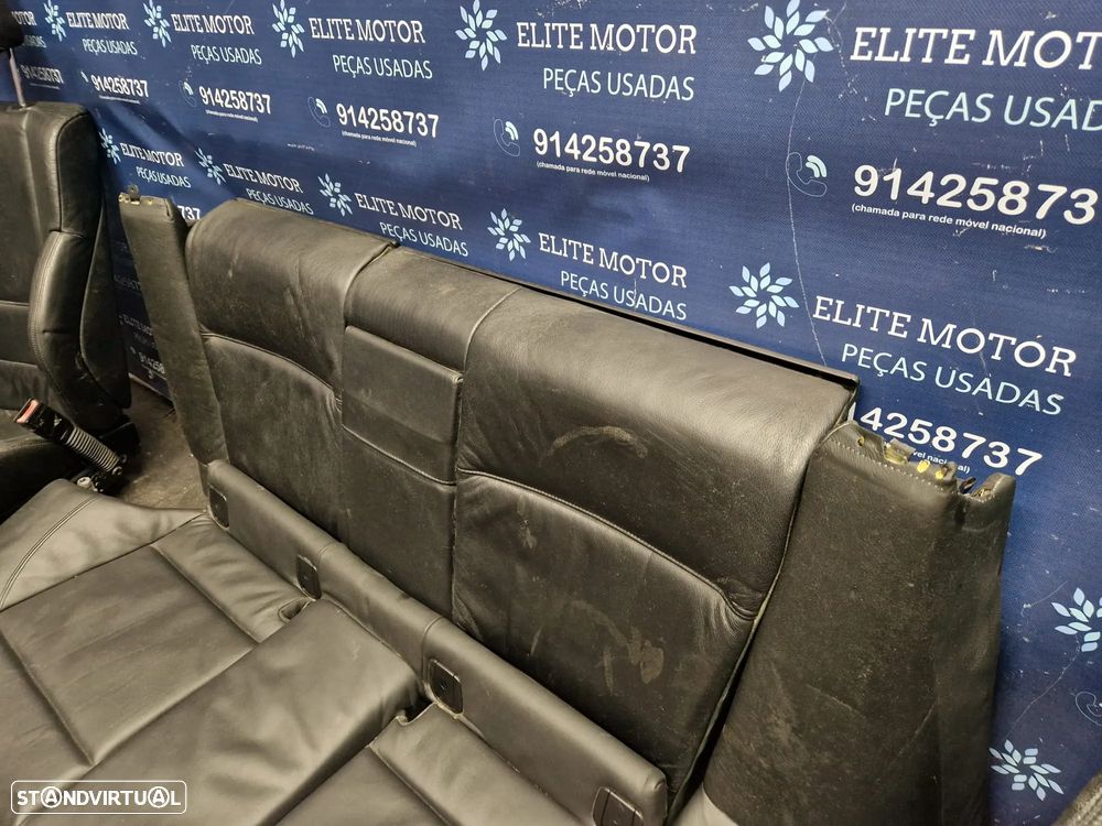 Jogo de bancos usados BMW SERIE 3 E46 COUPE PACK M 330ci 325ci 320d ELETRICOS PELE PRETOS - 10