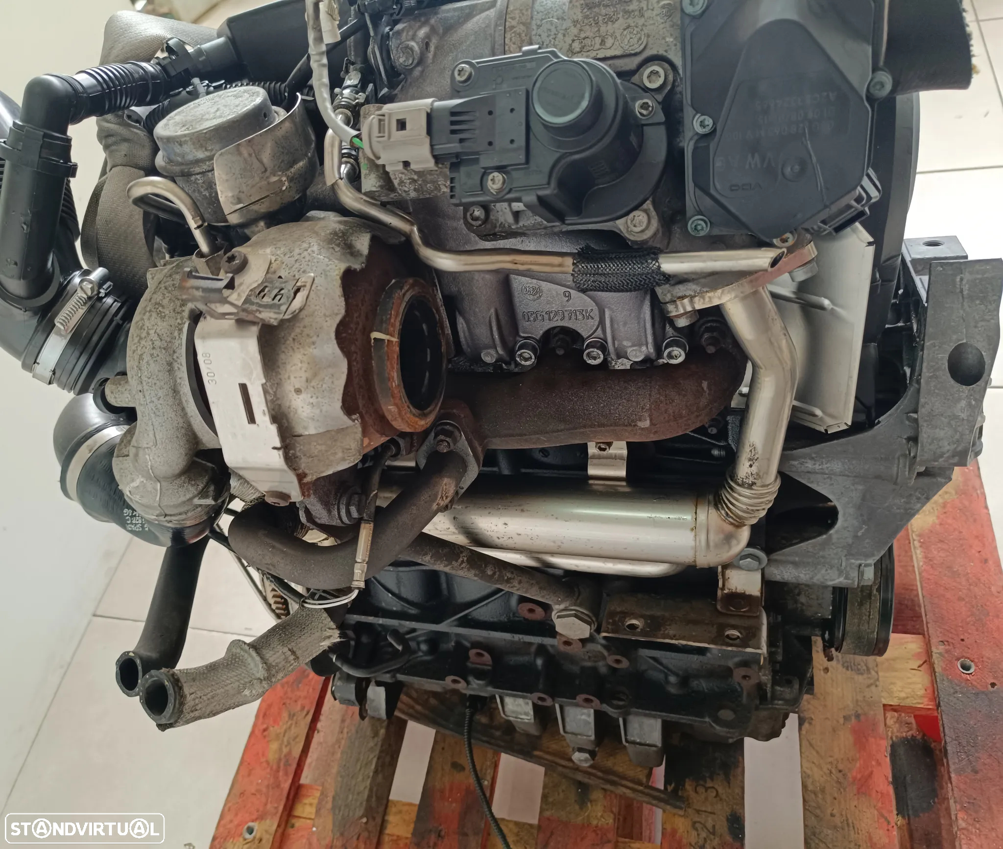 Motor golf 5 1.9TDI 105cv BLS caixa 5 velocidades KBL 2009 - 7