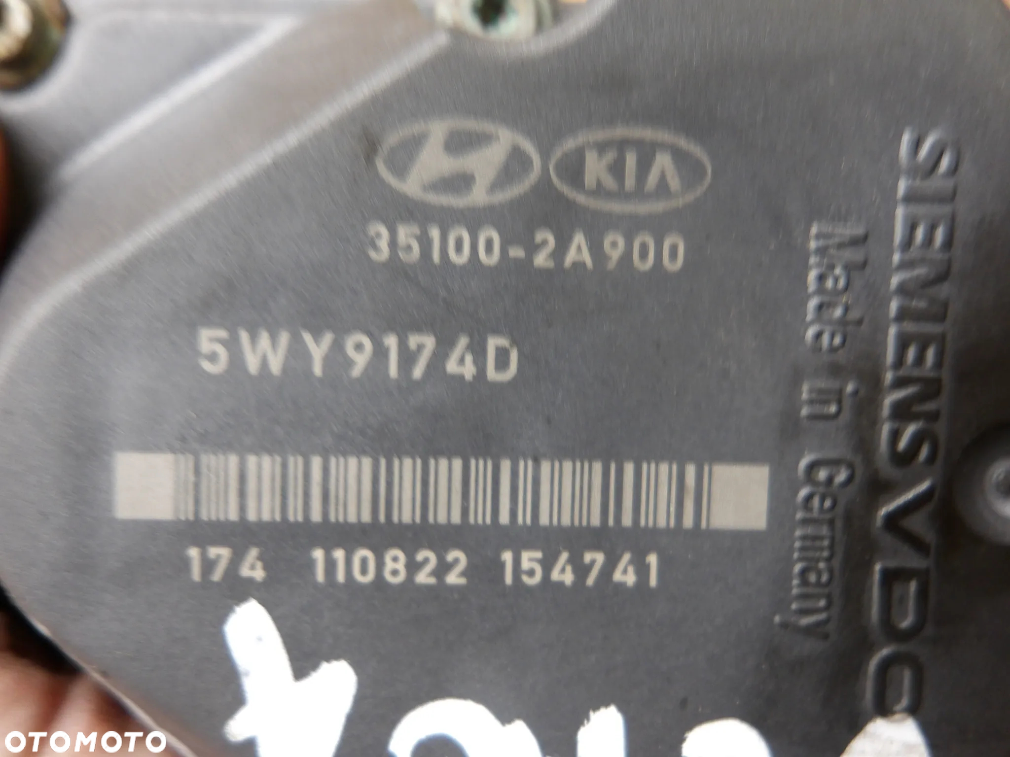 KIA VENGA 5D 09-14 1.4 CRDI PRZEPUSTNICA 35100-2A900 - 5