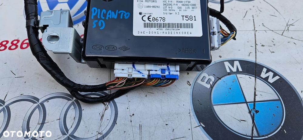Kia Picanto II 2 2011- Moduł komfortu Sterownik BCM 95400-1YFB0 Wersja 5 drzwi Europa - 3