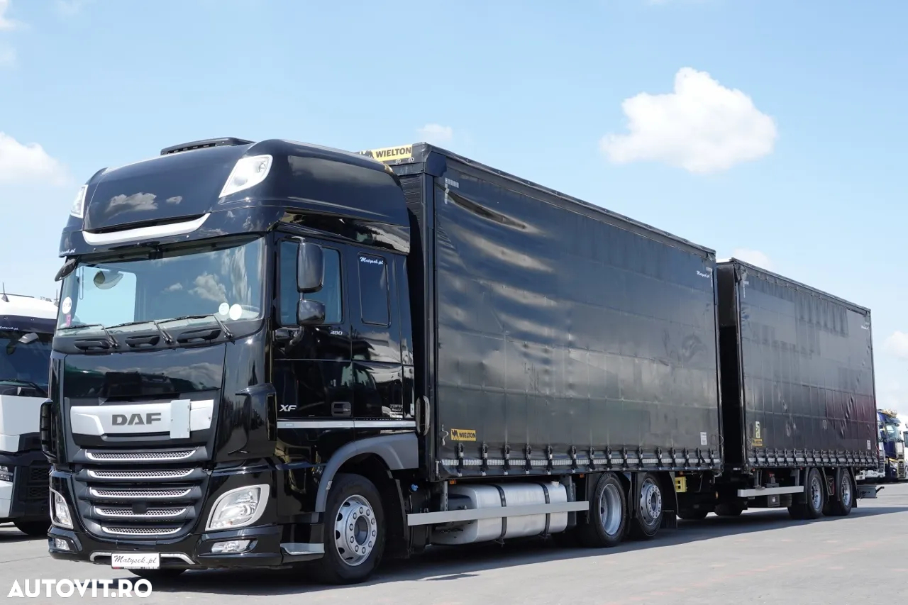 DAF XF 480 / COMBINAȚIE TANDEM / 120 M3 / TRANSPORT / I-PARK COOL / WIELTON / 2019 / CONTRACTUL DE SERVICE DUPĂ - 5