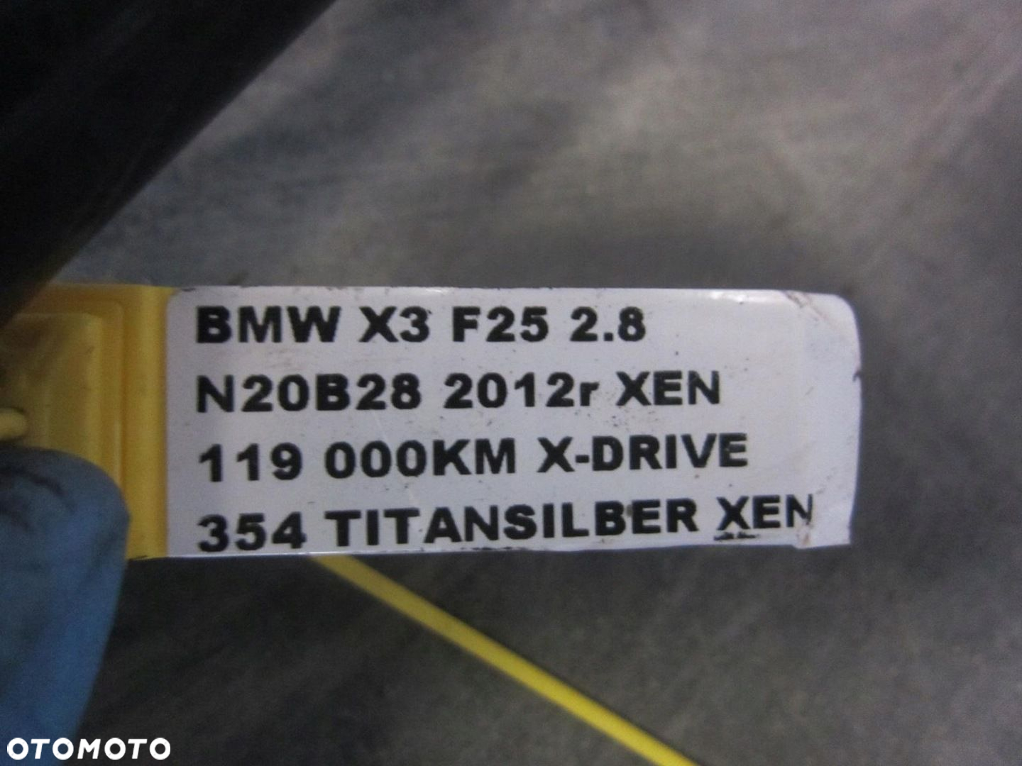 BMW X3 F25 N20 PÓŁOŚ TYLNA TYŁ PRAWA LEWA 7598038 - 12