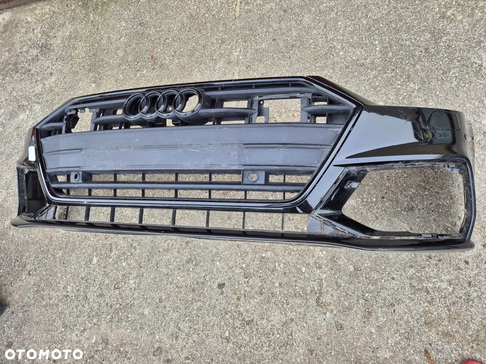 Audi A7 II S Line 17- zderzak przedni kratka grill stelaż 4K8 - 1
