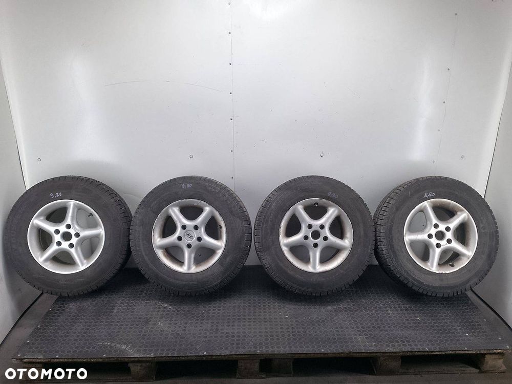 FELGI ALUMINIOWE KOMPLET 15 Z OPONAMI HYUNDAI SANTA FE I KBA 43191 CF 70535 - 1