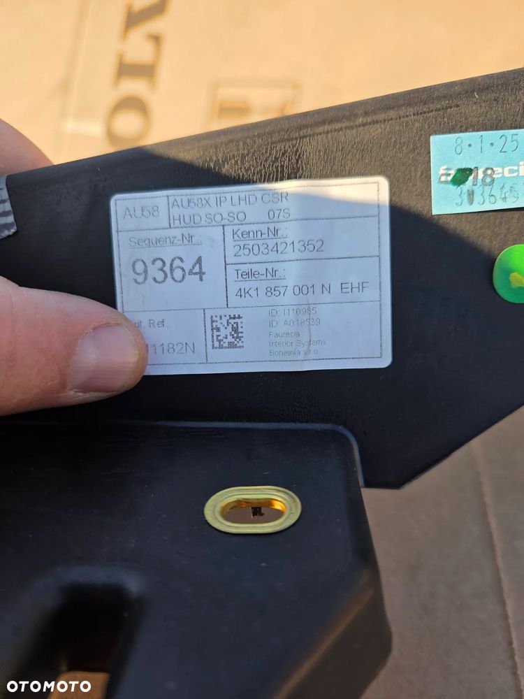 Kokpit konsola deska rozdzielcza A6 S6 RS6 C8 A7 S7 RS7 RS-6 RS-7 4K1857001N 4K1857001NEHF 4K1857067C 4K1857033A - 16