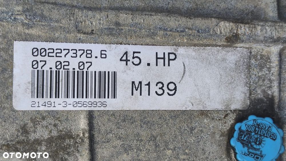 SKRZYNIA BIEGÓW KOMPLETNA SPRZĘGŁO KONWERTER 6HP-26 M139 NISKI PRZEBIEG 45TYŚ MIL MASERATI QUATTROPORTE V 4.2 V8 - 7
