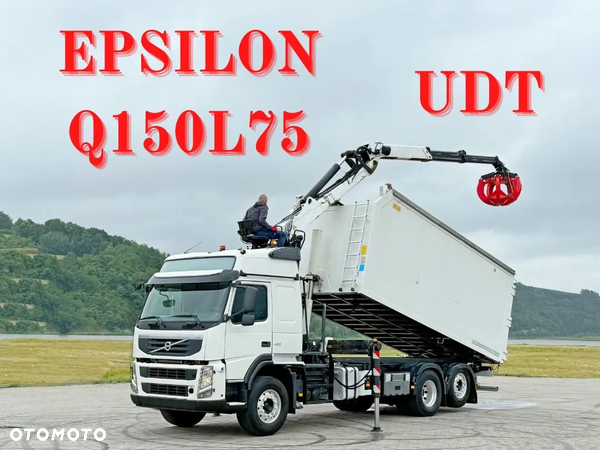 Volvo FM 420 * WYWROTKA 6,20 m + EPSILON Q150L75 + PILOT * STAN BDB