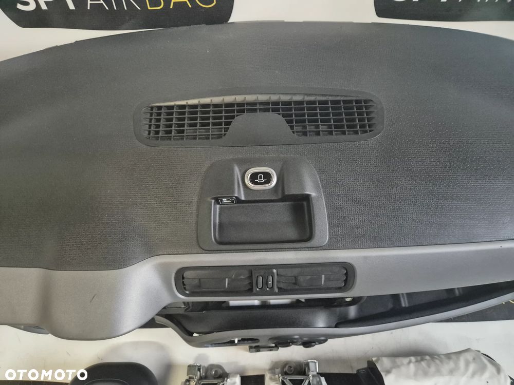 FIAT PANDA DESKA ROZDZIELCZA KONSOLA KOKPIT PULPIT PODUSZKI AIRBAG AIR BAG PASY KIT SET - 3