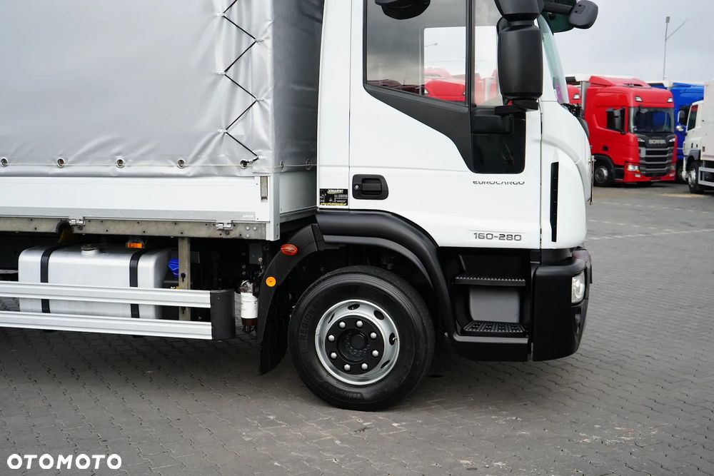 Iveco EUROCARGO / 160 - 280 / E 6 / ACC / BURTOFIRANKA + WINDA / ŁAD. 8 950 KG / 18 PALET - 18