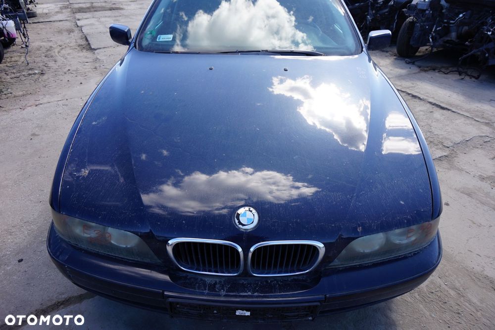 MASKA ZDERZAK BŁOTNIKI LAMPY 5 E39 263  BMW 1995-2000 GRANATOWY PRZÓD KOMPLETNY - 2