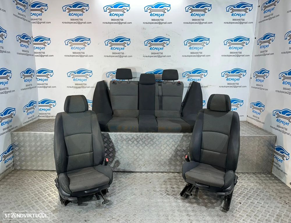 .Conjunto Bancos Tecido Originais Pack M BMW Serie 1 E87 5 Portas 2004 - 2012 - 2