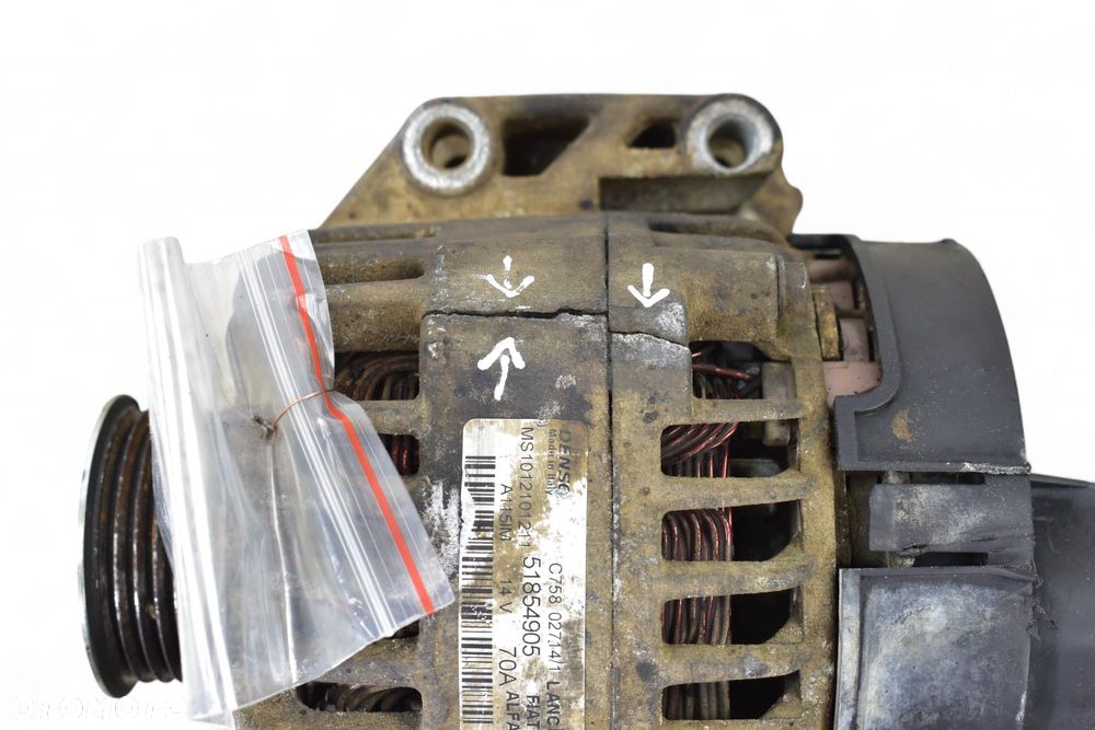 Alternator FIAT GRANDE PUNTO LANCIA YPSILON III IV 1.3 MJET 51854905 - 5