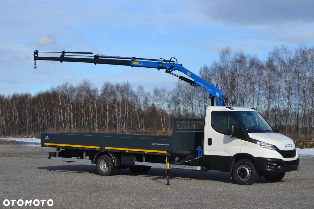 Iveco Daily 72C18 70C18 Skrzynia ładunkowa 5,6m + żuraw DN 6.0 S3 Sterowanie radiowe SCANRECO HDS Fassi Palfinger Hiab HMF HC - 1