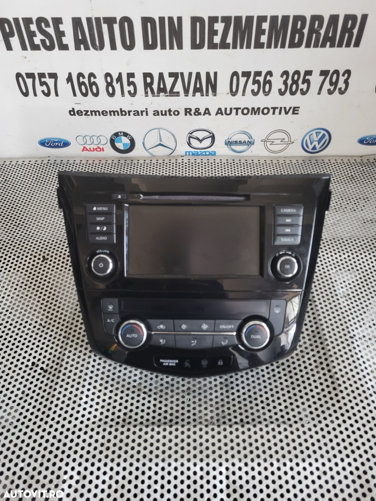 Navigatie Originala Nissan Qashqai J11 An 2014-2015-2016-2017-2018-2019-2020 Volan Stanga Masina Cu 11.000 Km Cod 259157FW5A - 4