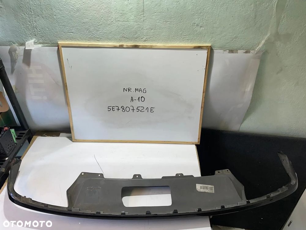 SPOILER DOKŁADKA ZDERZAK TYŁ SKODA OCTAVIA IV RS KOMBI 5E7807521E - 2
