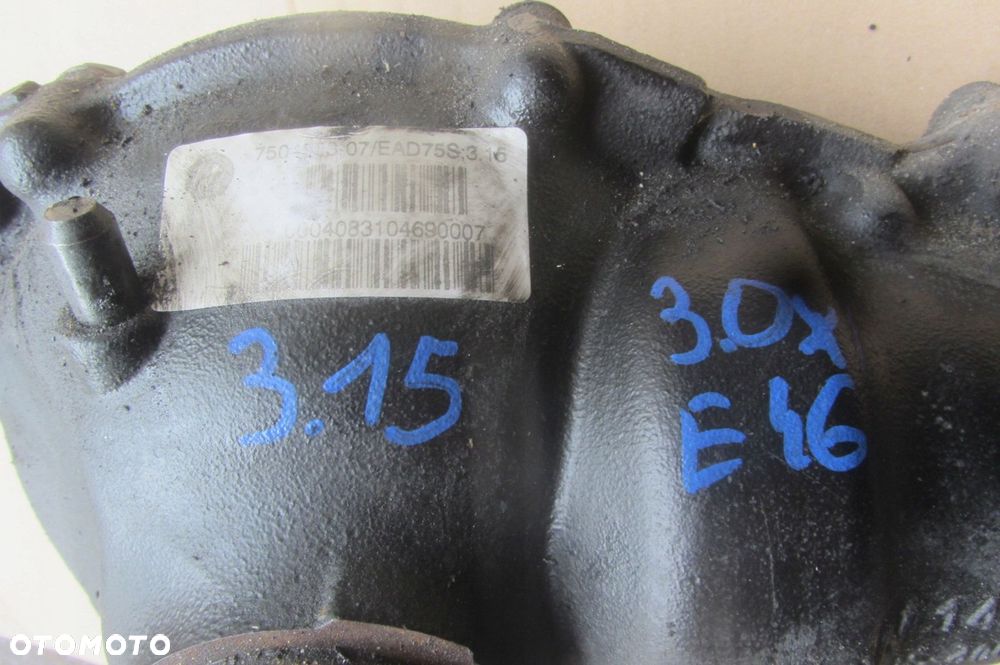 dyfer most przedni bmw e46 3.0 xi 231km b30 3.15 - 2