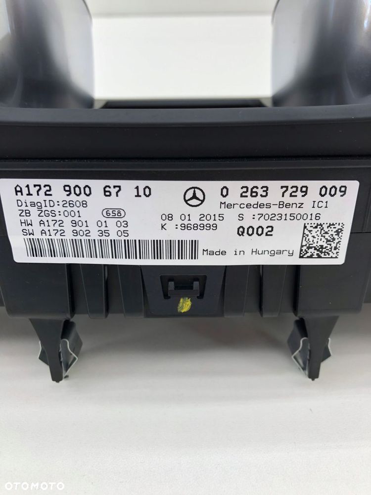 MERCEDES R172 SLK LICZNIK ZEGARY ANGLIK A1729006710 - 11