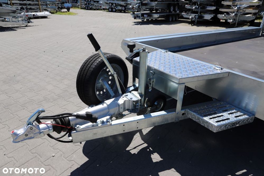 Inny Balhanger DIGGER 3540 Przyczepa pod minikoparkę/sprzęt budowlany 400x175x20cm TRAP WJAZDOWY DMC 3500kg - 9