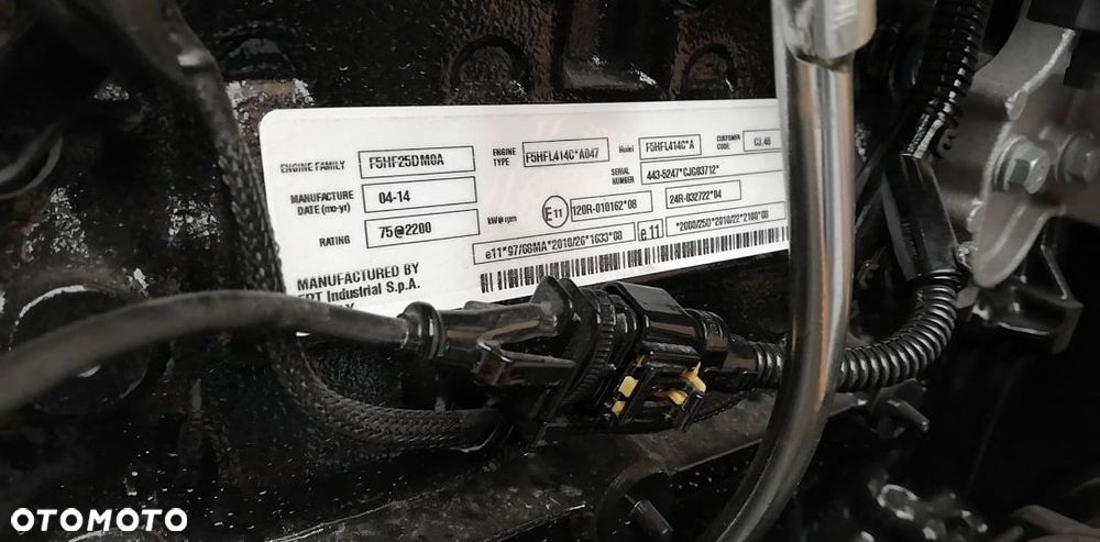 Silnik Caterpillar C3.4B Perkins F5HF25DM0A 75kW 28000 netto - 9