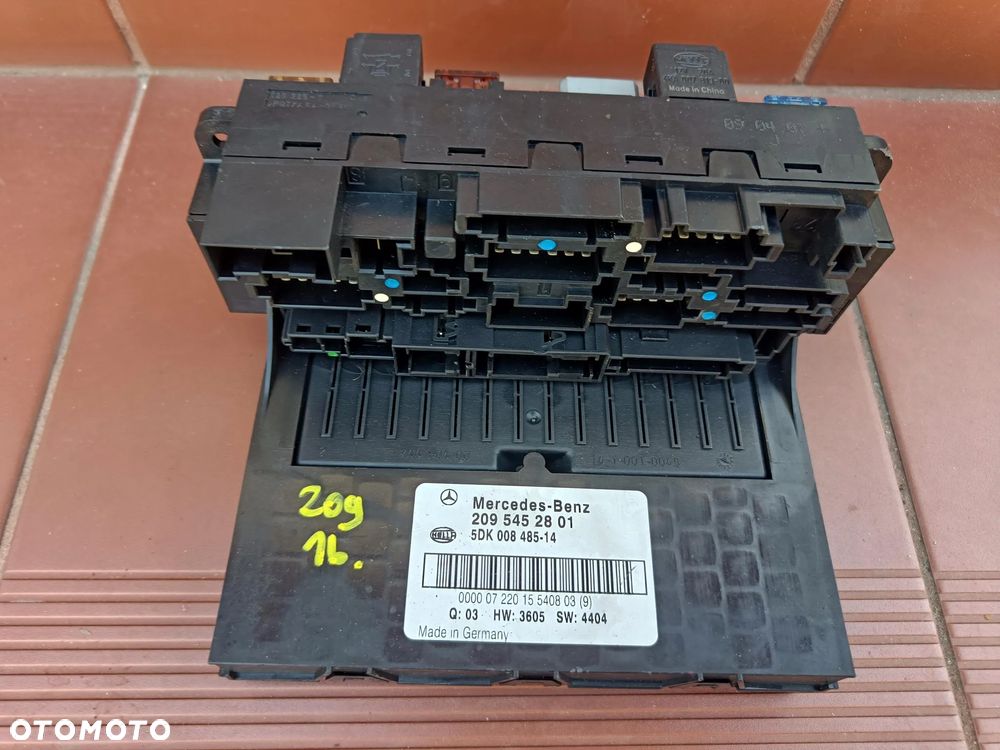 MERCEDES W209 CLK MODUŁ STEROWNIK SAM 2095452801 - 1