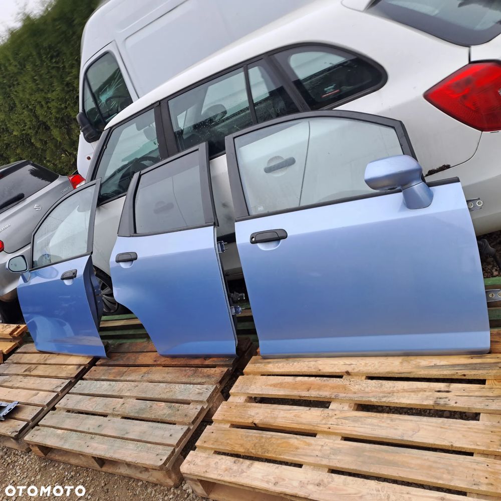 Honda Jazz II 2002-2008r. drzwi prawy przód kod lakieru B506M - 1