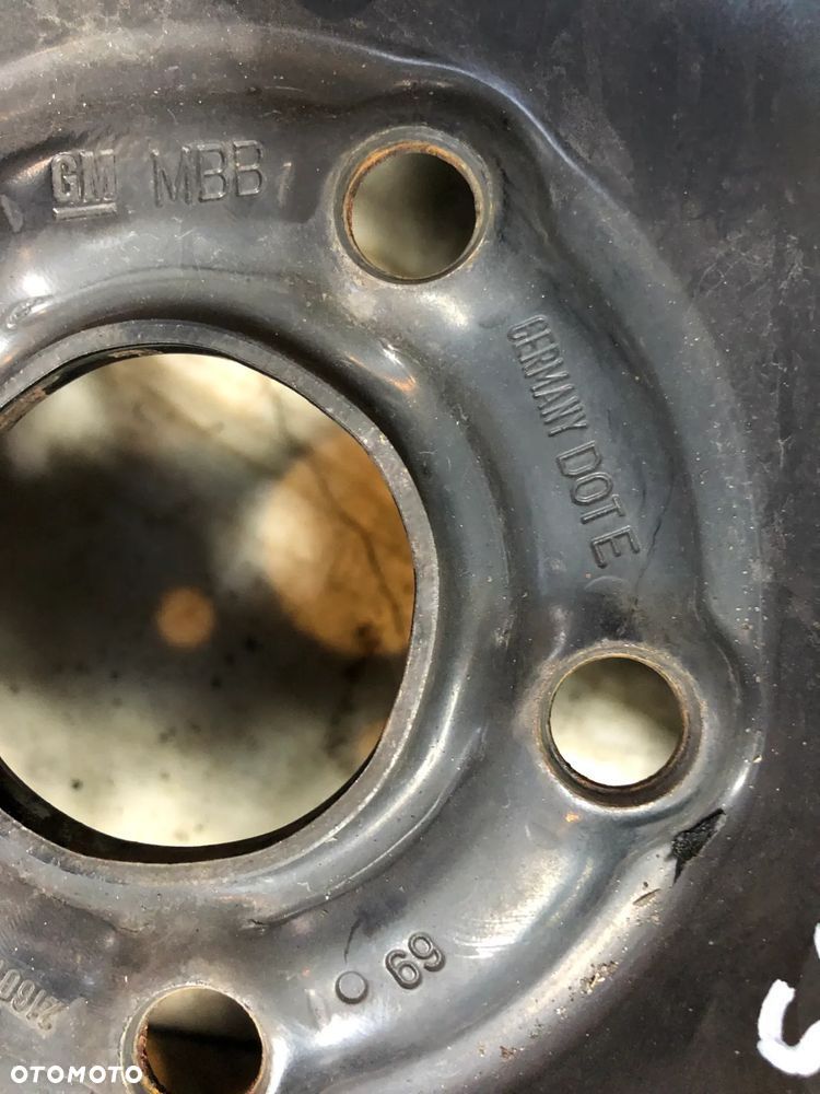 5614. Felgi Stalowe R16 5x105 56,5 MM ET 39 - Komplet- 4 Szt - Opel Astra J - Wysyłka Montaż - 7