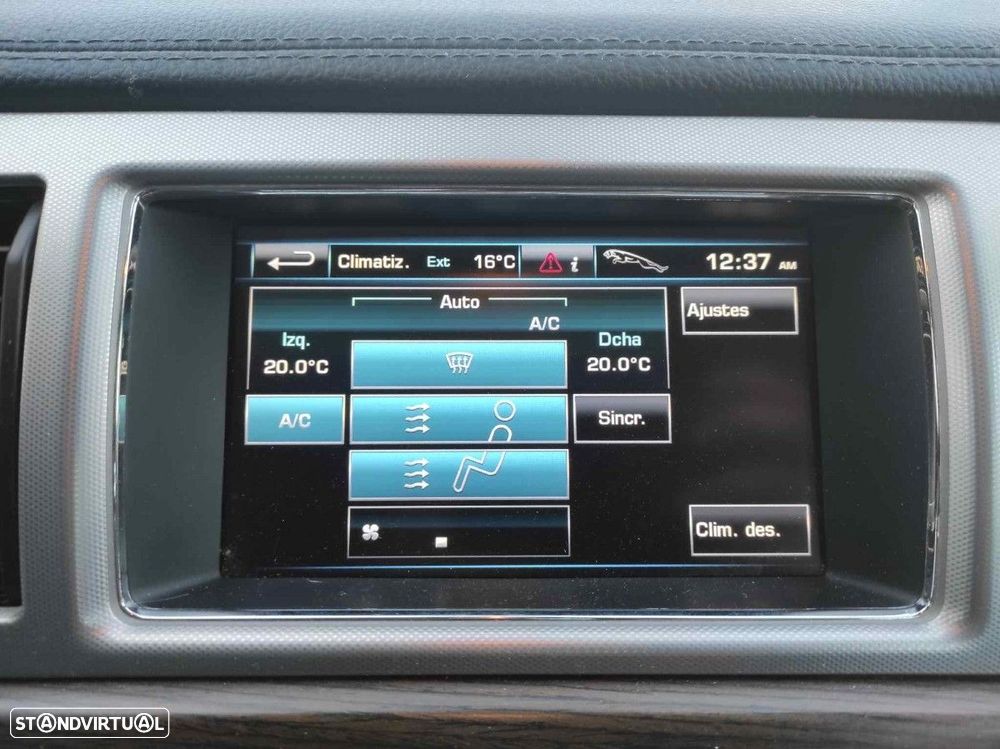 TELA/ECRÃ MULTIFUNÇÕES JAGUAR XF SPORTBRAKE 2.2 DIESEL - 22
