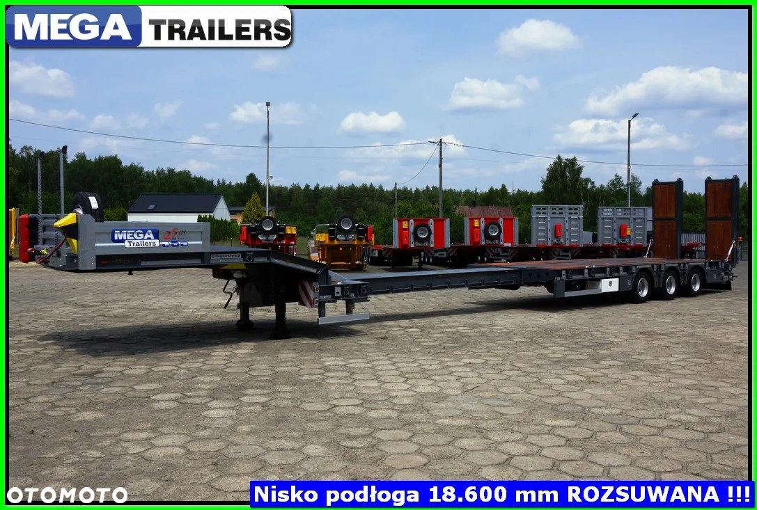 Mega Nisko-podwoziowa dł. 18,60 Mm, ROZSUWANA - KONTENERY 20, 30, 40 Ft !!! - 2