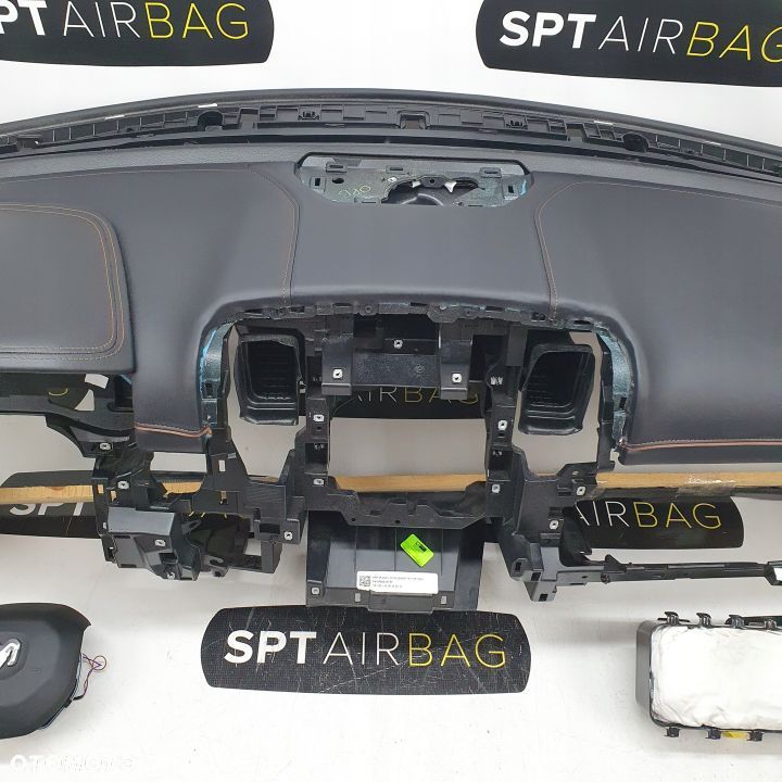 DODGE RAM DESKA ROZDZIELCZA KONSOLA KOKPIT PULPIT PODUSZKI AIRBAG AIR BAG PASY KIT SET - 3