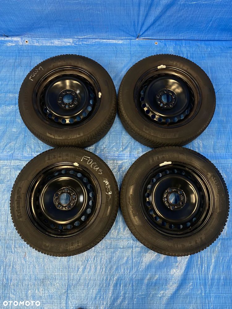 KOŁA KOŁO FELGA STALOWE 6,5J 16" 5X108; 63,4mm ET50 KOMPLET  OPONY KLEBER 7,1mm   FORD Focus, C-Max, Fiesta, Galaxy, Kuga, Mondeo, S-Max VOLVO V40 V60 V70  ITP. - 3