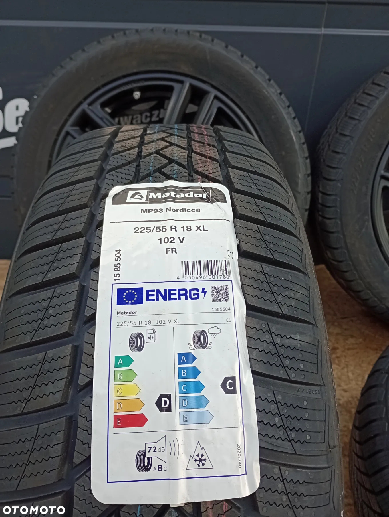 KOŁA ZIMOWE ALUMINIOWE NOWE TOYOTA C-HR II 5x114 R18 7J ET34 CZUJNIKI TPMS OPONY 225/55 R18 102V MATADOR NORDICCA MP93 - 9