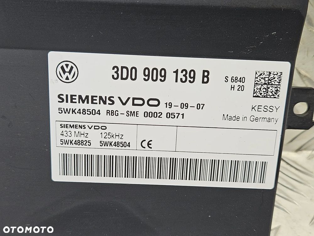 VW TOUAREG 7L 03-09R ZESTAW STARTOWY 3.0 TDI BKS V6 ROZRUCHOWY DO ODPALENIA 7L0907401D 3D0909139B 4E0905852E KLUCZYK - 10