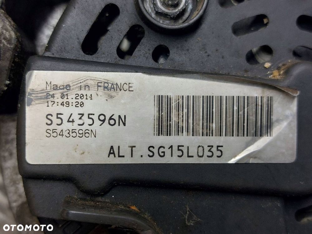 ALTERNATOR WODNY RENAULT SCENIC II 1.9 DCI S543596N 437433 - 6