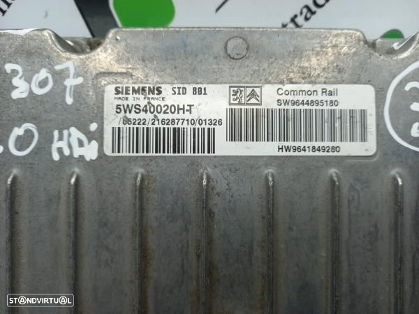 Centralina Motor Peugeot 307 (3A/C) - 2