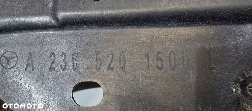 osłona pod zderzak przód lewy mercedes w214 c236 w236 23r amg a2145203100 - 3
